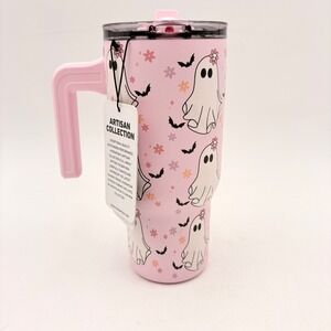 Hydrapeak 25oz Voyager Tumbler Pink Ghost Artisan‎ Collection Halloween Spooky